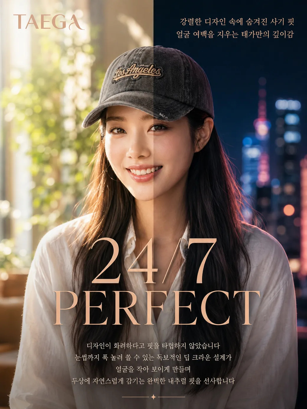 LA 워시드 캡 — 상세 컷 4